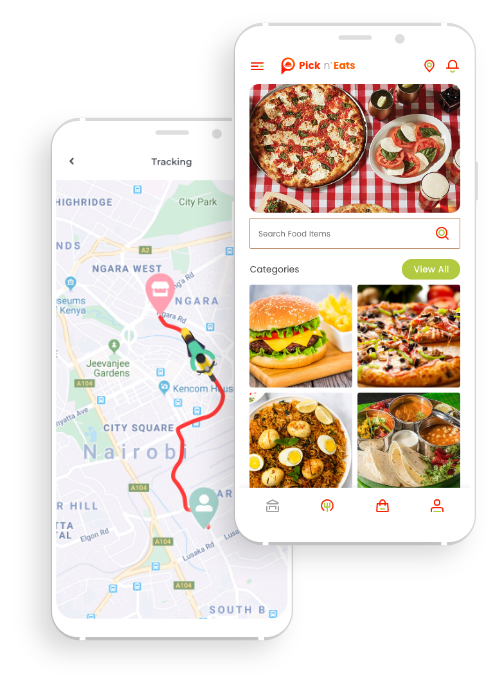 Uber Eats like food delivery app